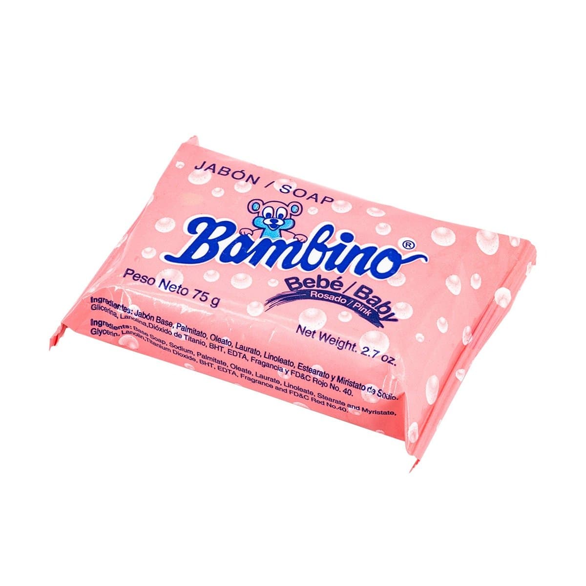 Jabón Rosado Bambino 2.7 Oz Jabón Rosado Bambino 2.7 Oz