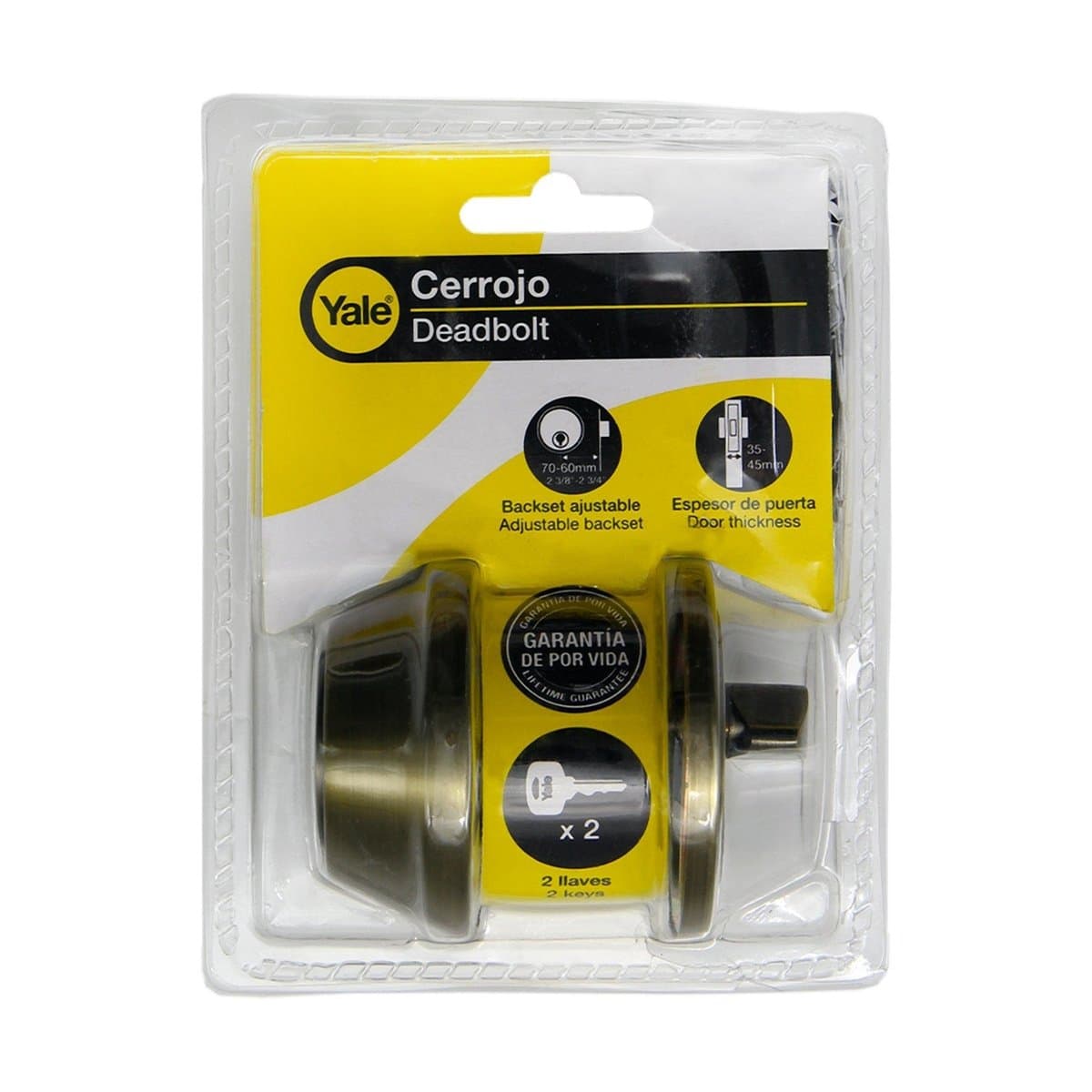 Cerradura Yale 2 Llaves Cerradura Yale 2 Llaves