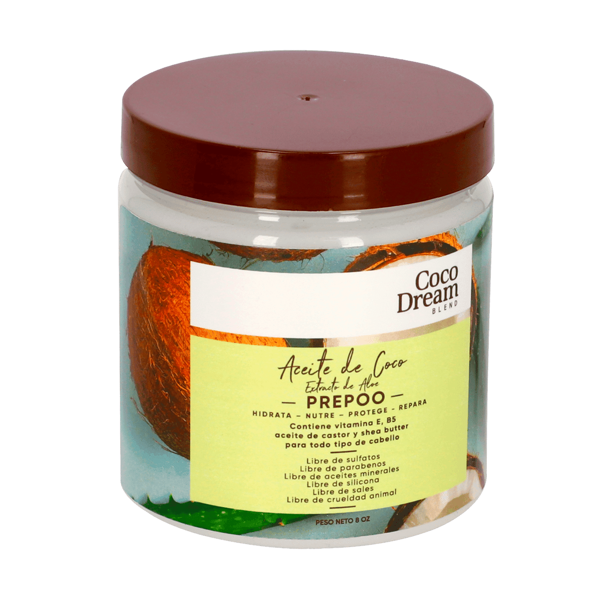 Prepoo Hidratante Coco Dream Blend Con Aceite de Coco Y Extracto de Aloe 8 Oz Prepoo Hidratante Coco Dream Blend Con Aceite de Coco Y Extracto de Aloe 8 Oz