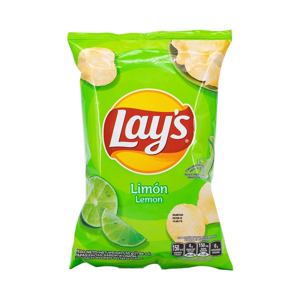 Papita Sabor Limón Lay's 55g Papita Sabor Limón Lay's 55g