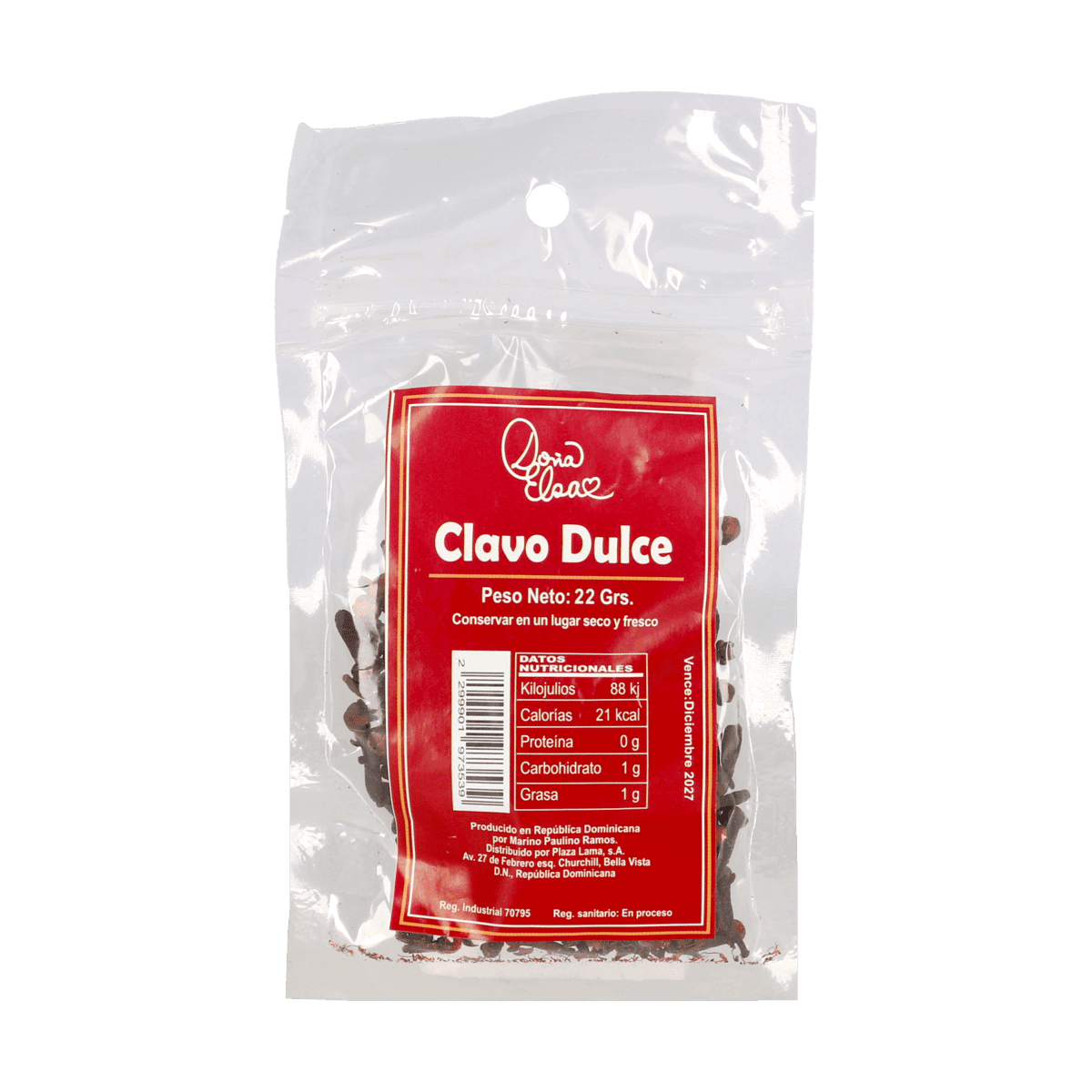 Clavo Dulce Doña Elsa 22 g Clavo Dulce Doña Elsa 22 g