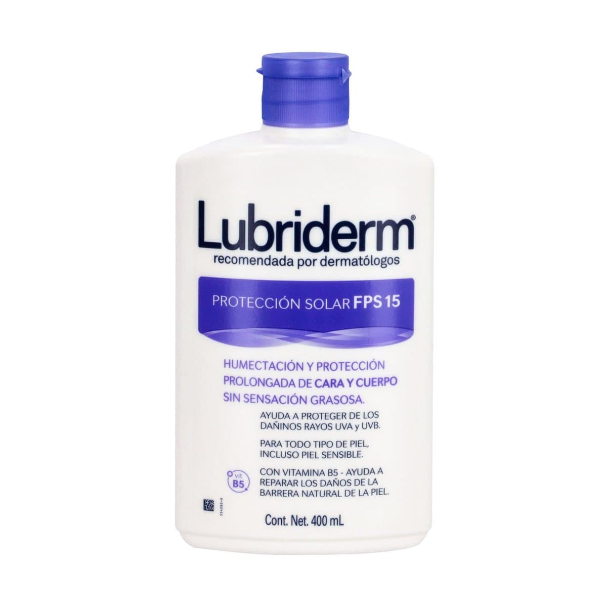 Crema Lubriderm Protección Solar FPS15 400ml Crema Lubriderm Protección Solar FPS15 400ml