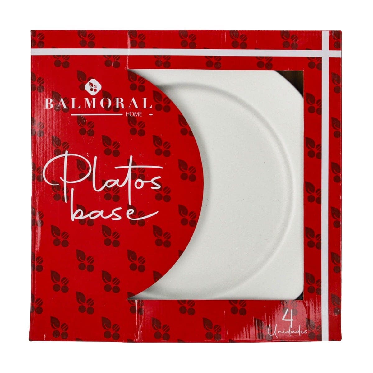 Set de Plato Base Decorativo Balmoral M/HLG036M-S 4 Piezas Set de Plato Base Decorativo Balmoral M/HLG036M-S 4 Piezas