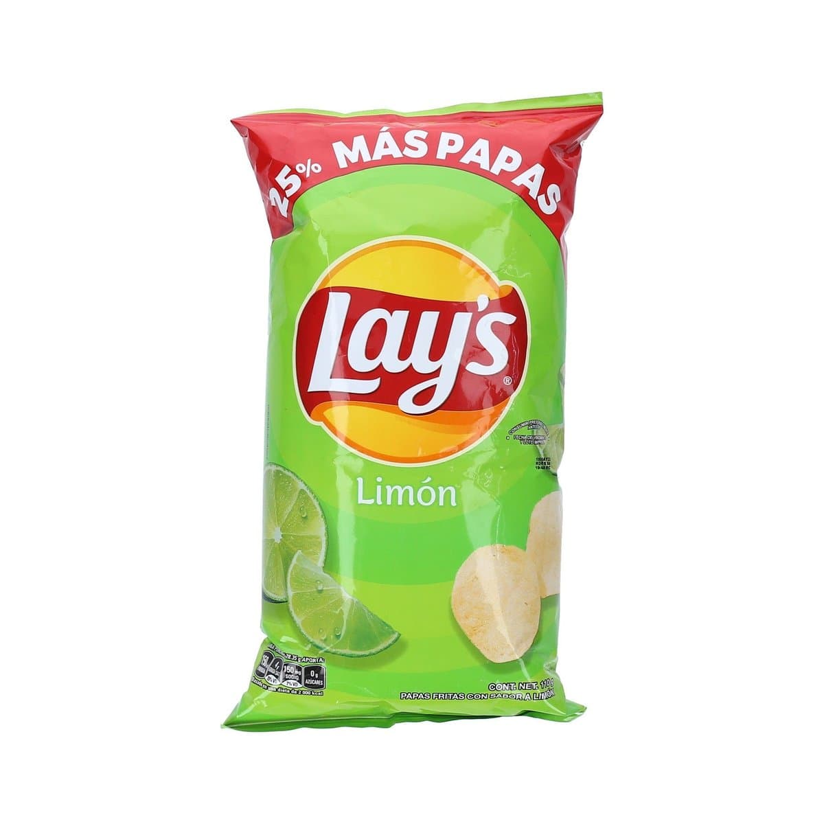 Papitas Lay´s De Limón 110 g Papitas Lay´s De Limón 110 g
