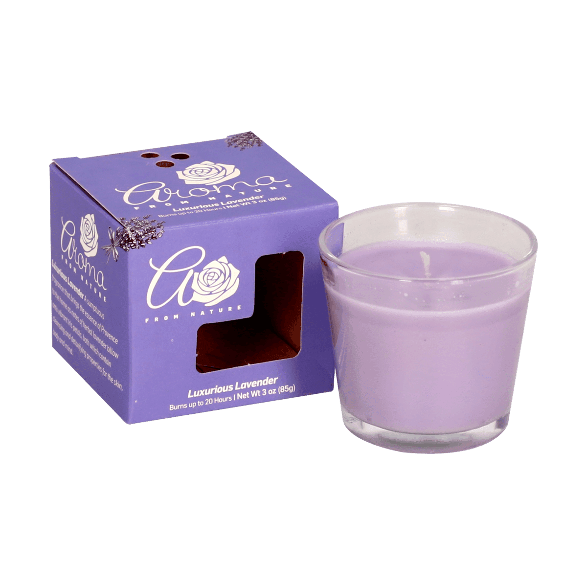 Vela Aromatica de Lavanda 3 Oz Vela Aromatica de Lavanda 3 Oz