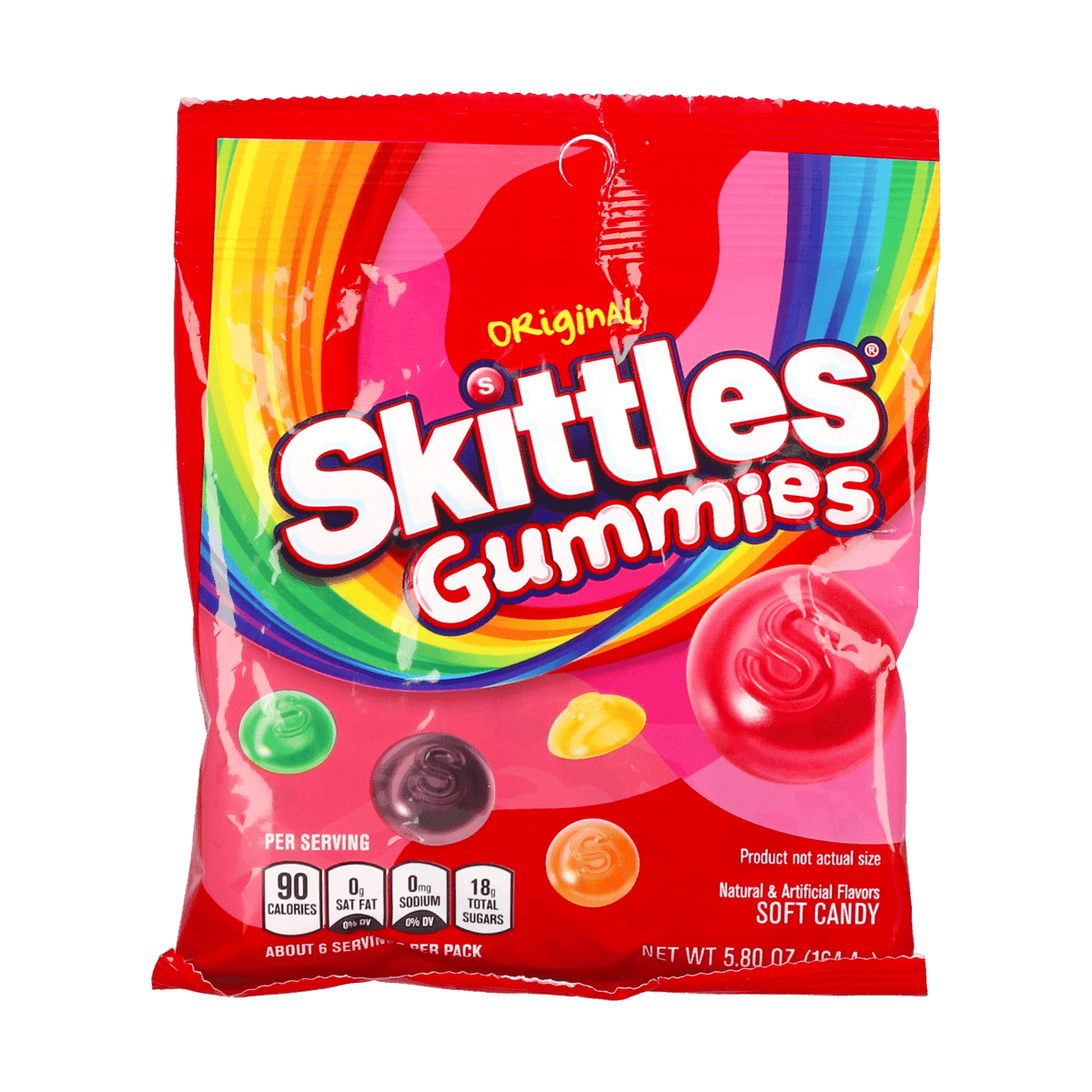 Skittles Gummies Original 5.8 oz Skittles Gummies Original 5.8 oz