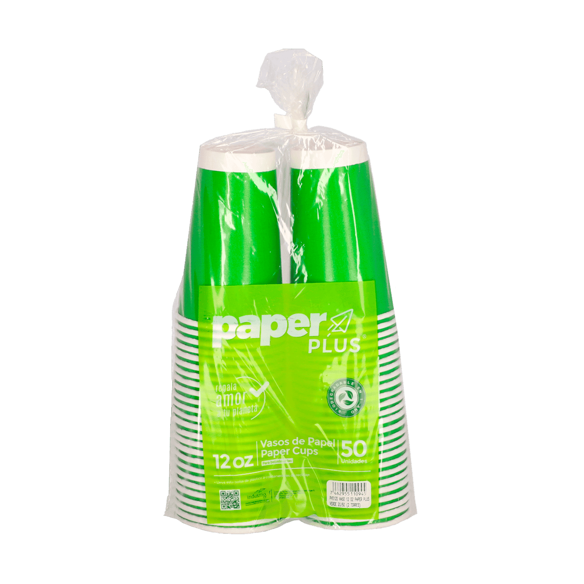 Vaso De Papel Paper Plus 50 Unidades / 12 OZ Vaso De Papel Paper Plus 50 Unidades / 12 OZ