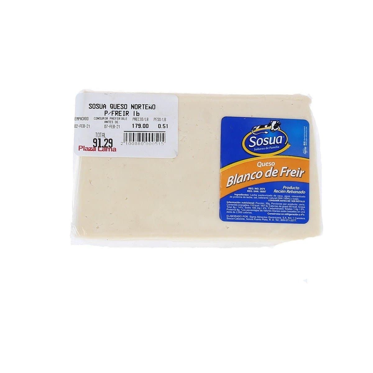Queso de Freir Sosua Norteño Por Libras Queso de Freir Sosua Norteño Por Libras