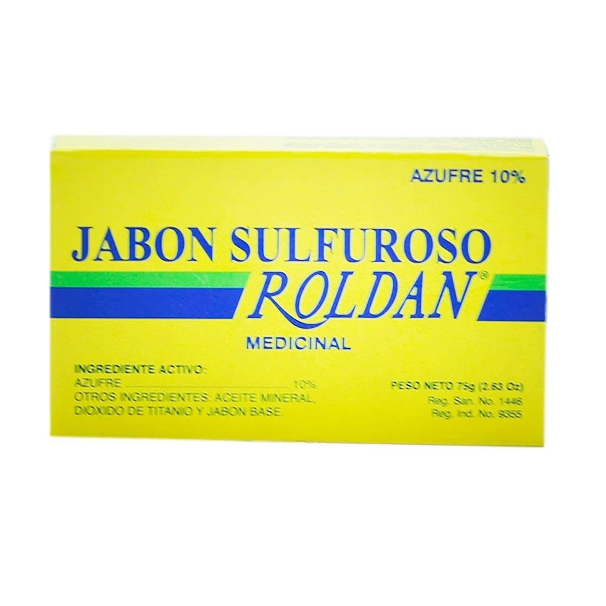 Jabón en Barra Sulfuroso Roldán 2.6 Oz Jabón en Barra Sulfuroso Roldán 2.6 Oz
