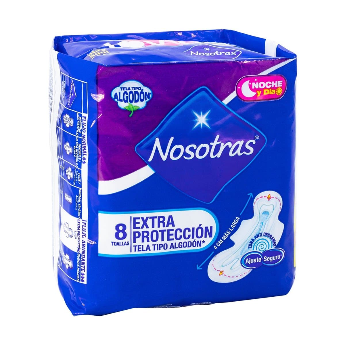 Toallas Íntimas Nosotras Extra Protección 8 uds Toallas Íntimas Nosotras Extra Protección 8 uds
