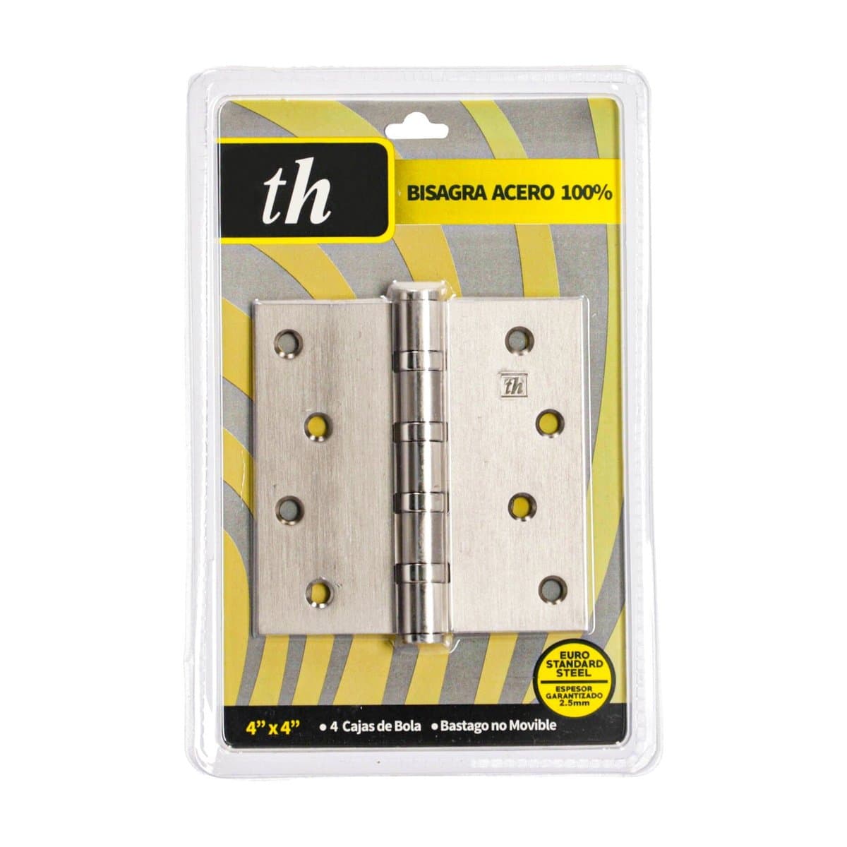 Bisagras De Acero Con Bastago no Movible 4"x 4" Bisagras De Acero Con Bastago no Movible 4"x 4"