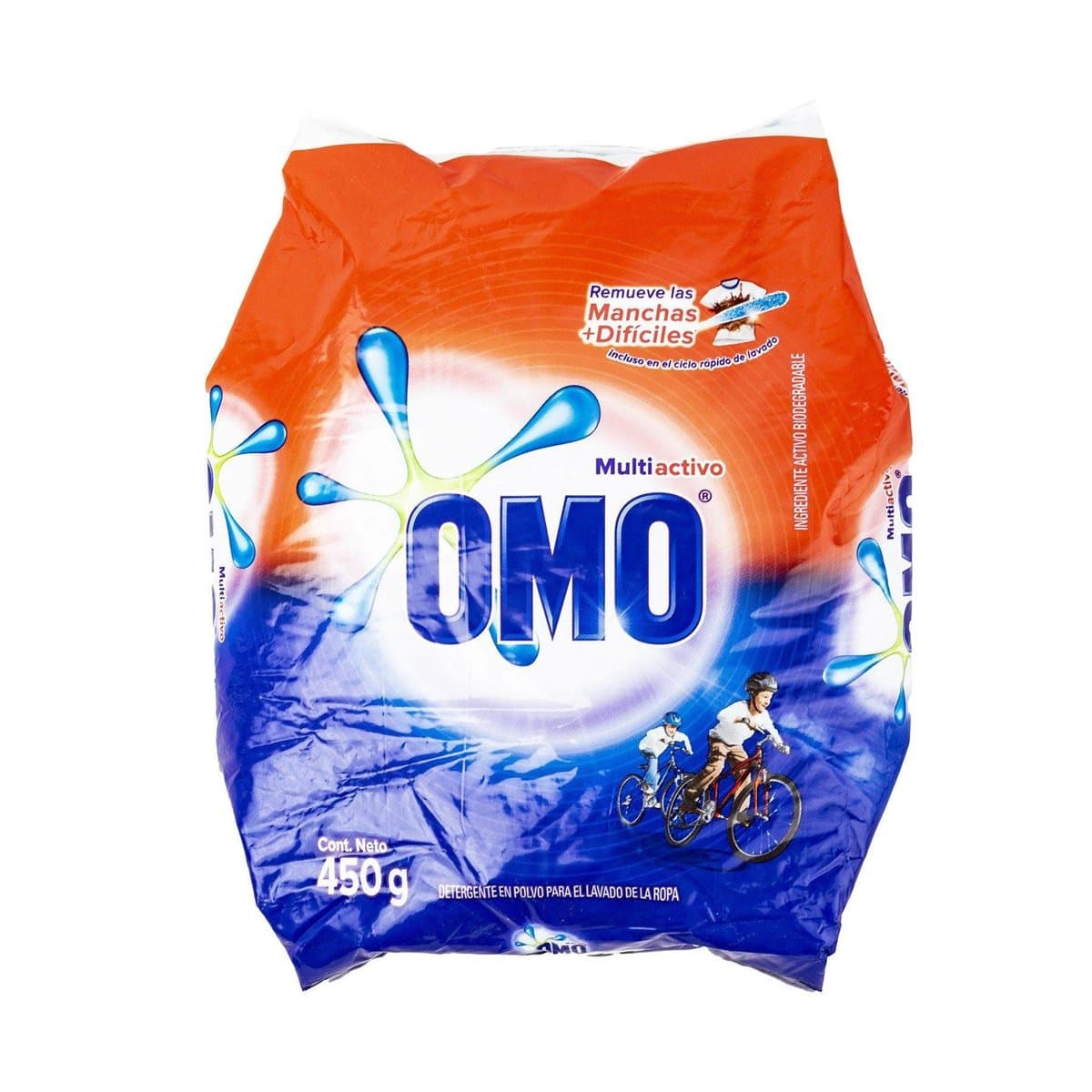 Detergente En Polvo Omo Multiactivo 450 g Detergente En Polvo Omo Multiactivo 450 g