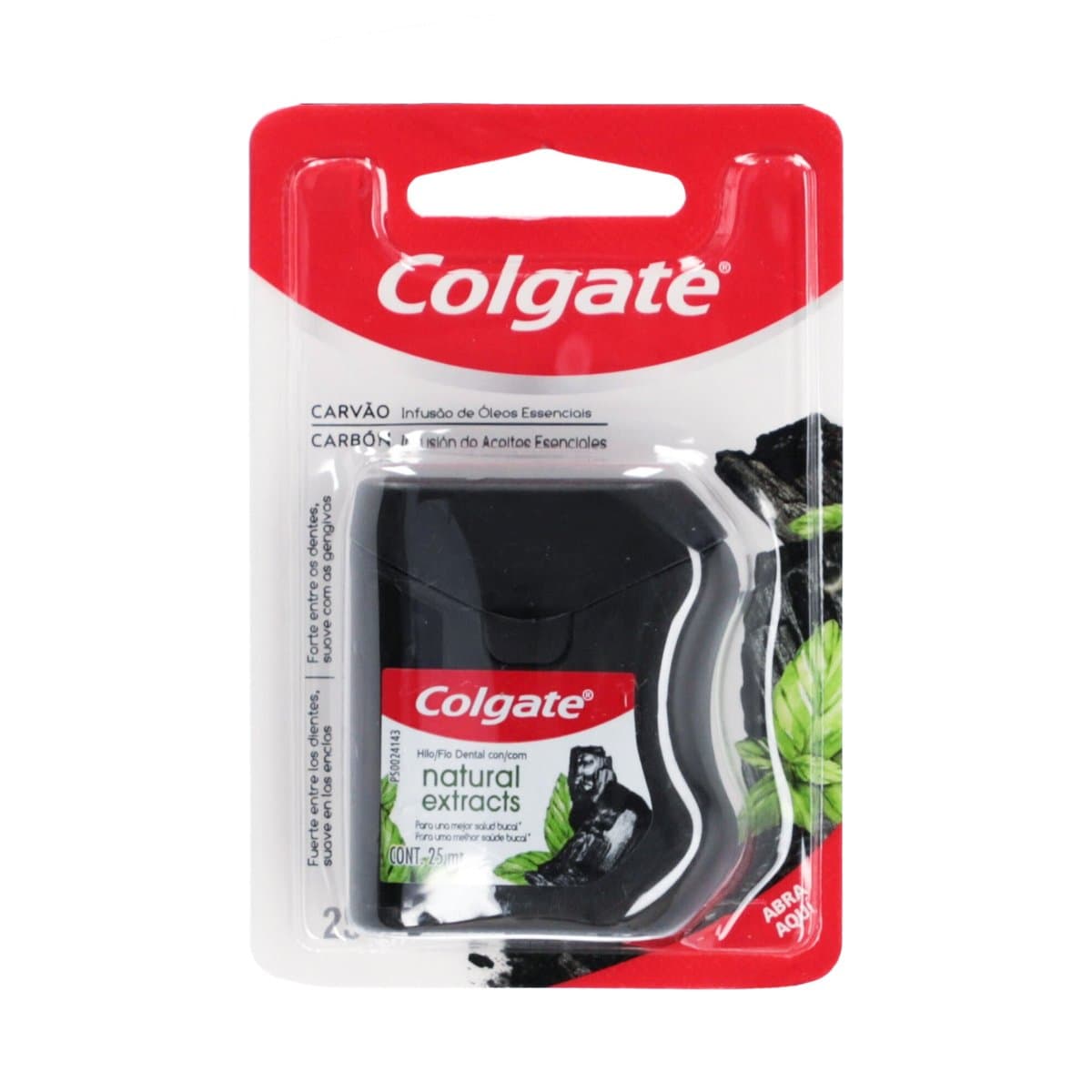 Hilo Dental Colgate De Carbón Extracto Natural Hilo Dental Colgate De Carbón Extracto Natural