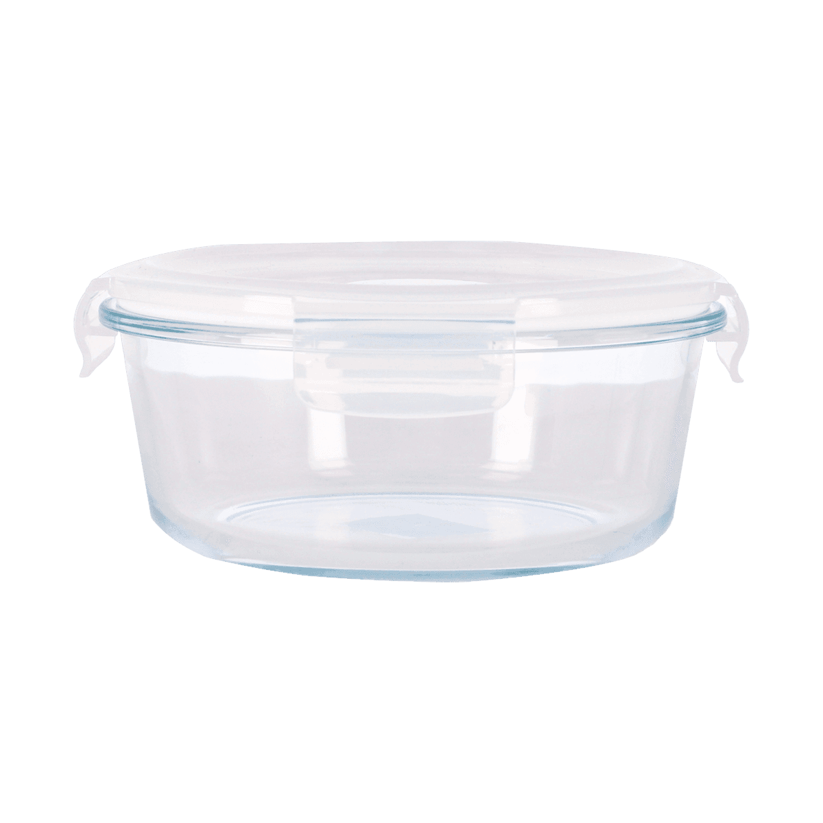 Envase Hermético Cristal Redondo 800 ML Envase Hermético Cristal Redondo 800 ML