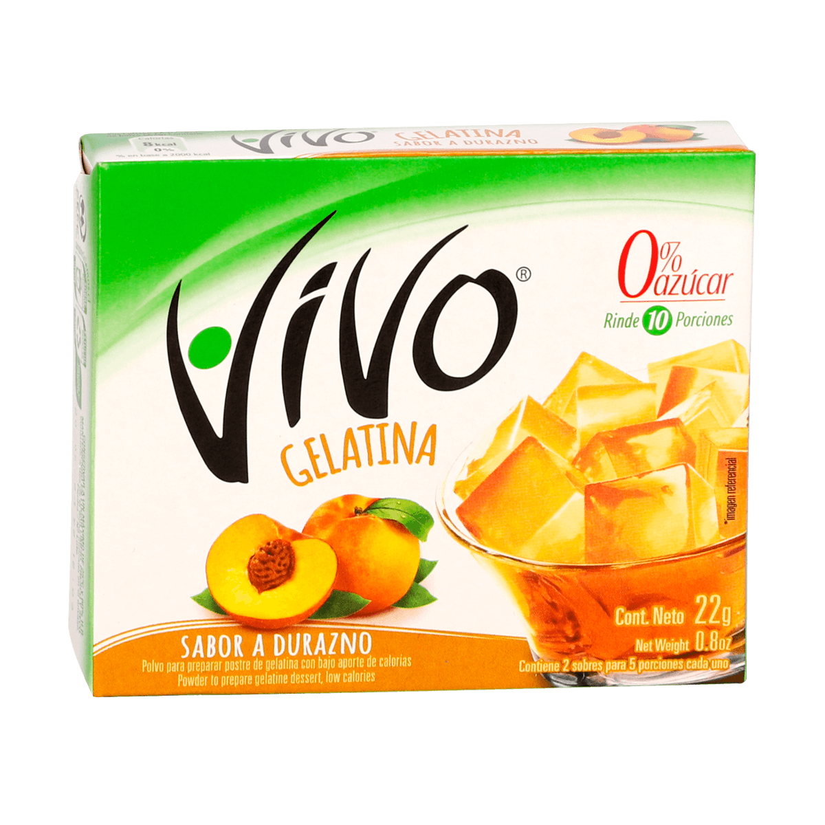 Vivo Gelatina Durazno Saz 4022gr Vivo Gelatina Durazno Saz 4022gr