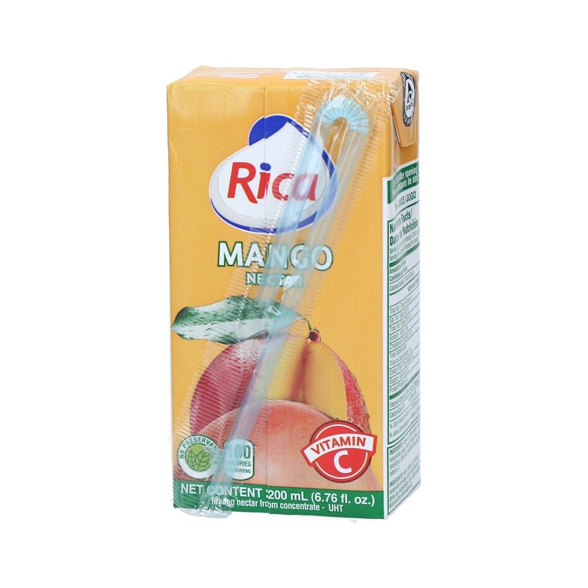 Jugo Rica De Mango 200ml Jugo Rica De Mango 200ml