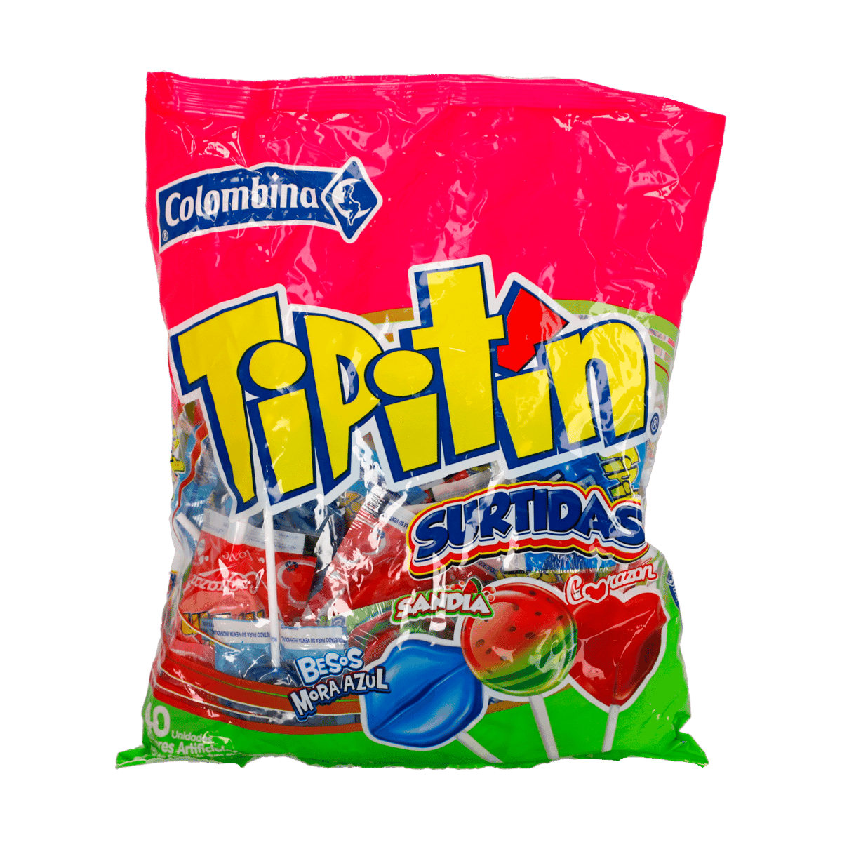 Paleta Colombina Tipitin Surtidas 40 Unidades Paleta Colombina Tipitin Surtidas 40 Unidades