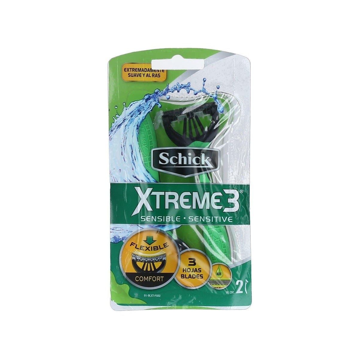 Rasuradora Schick Xtreme 3 Sensitive 3 Hojas 2 En 1 Rasuradora Schick Xtreme 3 Sensitive 3 Hojas 2 En 1