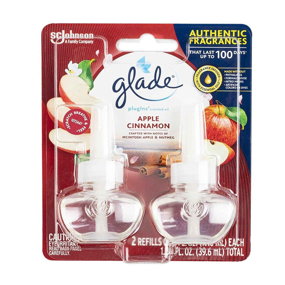 Repuestos De Ambientador Glade Manzana y Canela 2 uds Repuestos De Ambientador Glade Manzana y Canela 2 uds