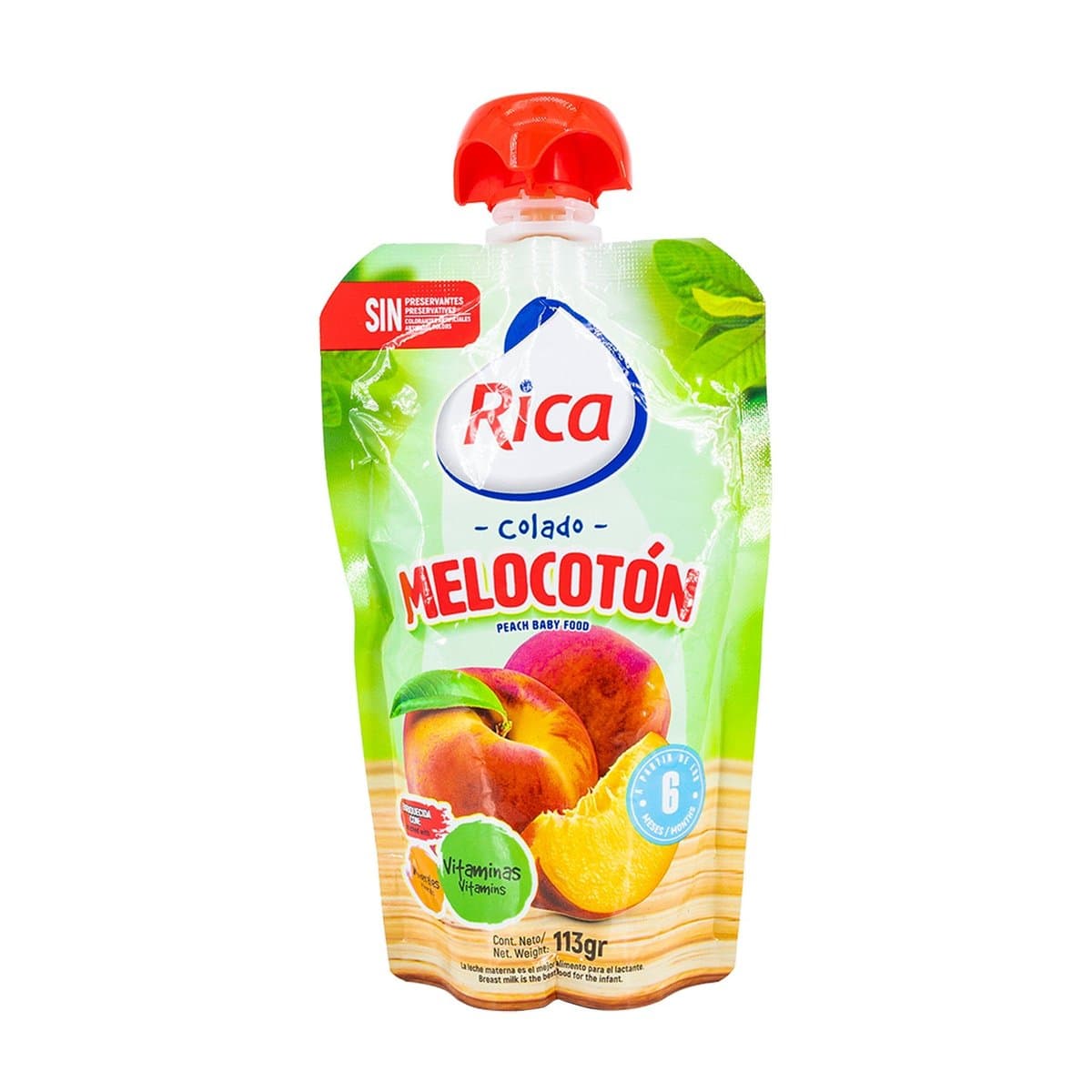 Compota Rica De Melocotón 113g Compota Rica De Melocotón 113g