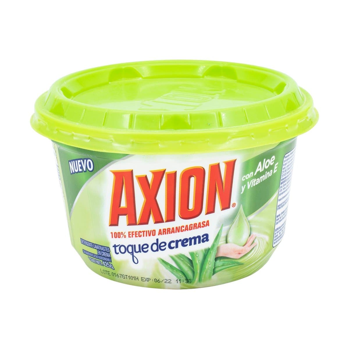 Jabón Lavaplatos en Crema Axion Áloe 425g Jabón Lavaplatos en Crema Axion Áloe 425g