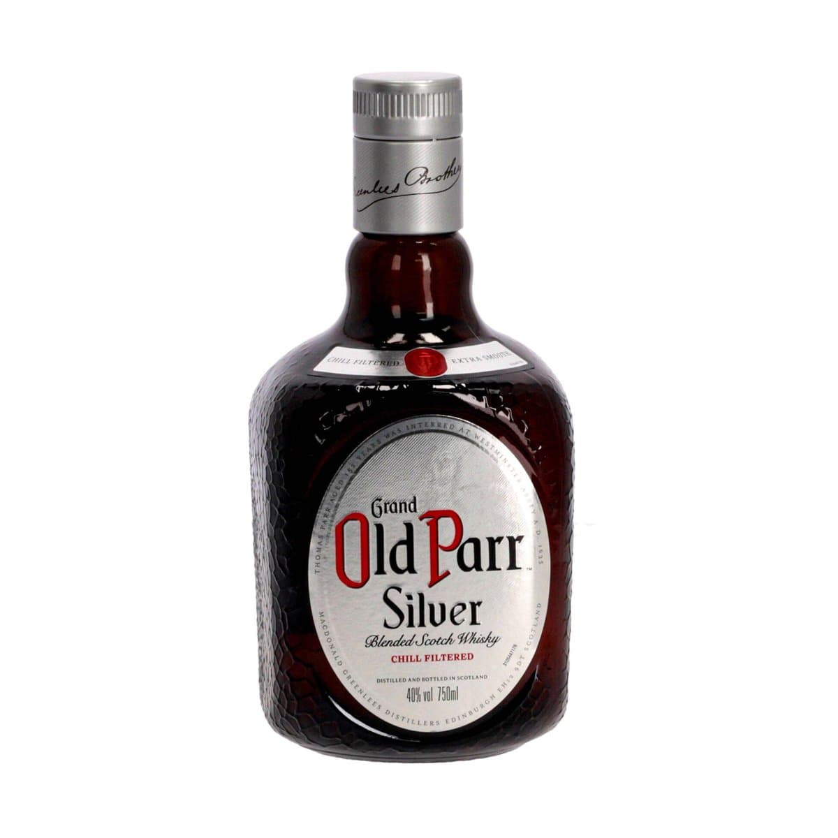 Whisky Old Parr de Plata Antiguo 12x750 ML Whisky Old Parr de Plata Antiguo 12x750 ML