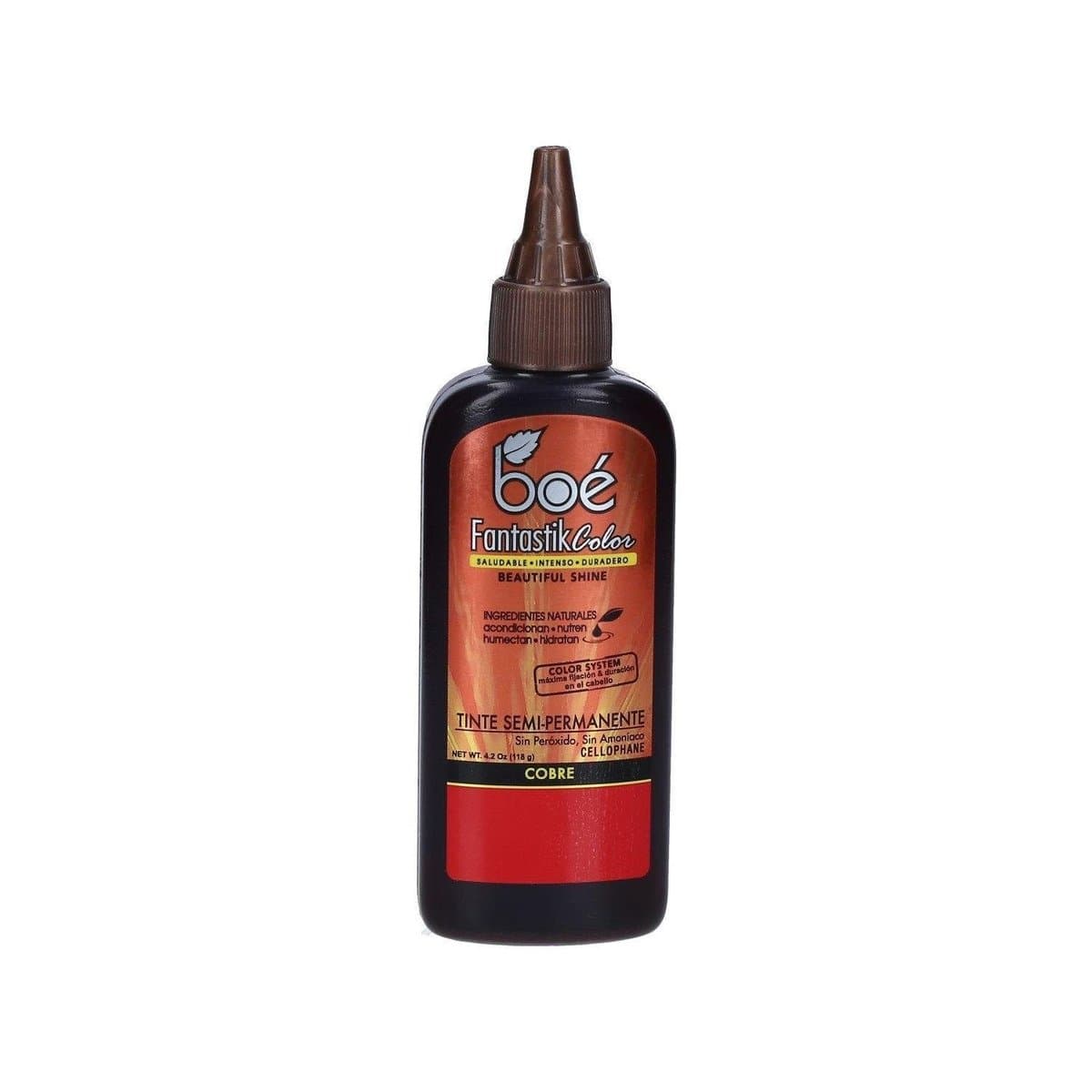 Tinte Semi-permanente Boé Fantatik Color Cobre 4.2 Oz Tinte Semi-permanente Boé Fantatik Color Cobre 4.2 Oz
