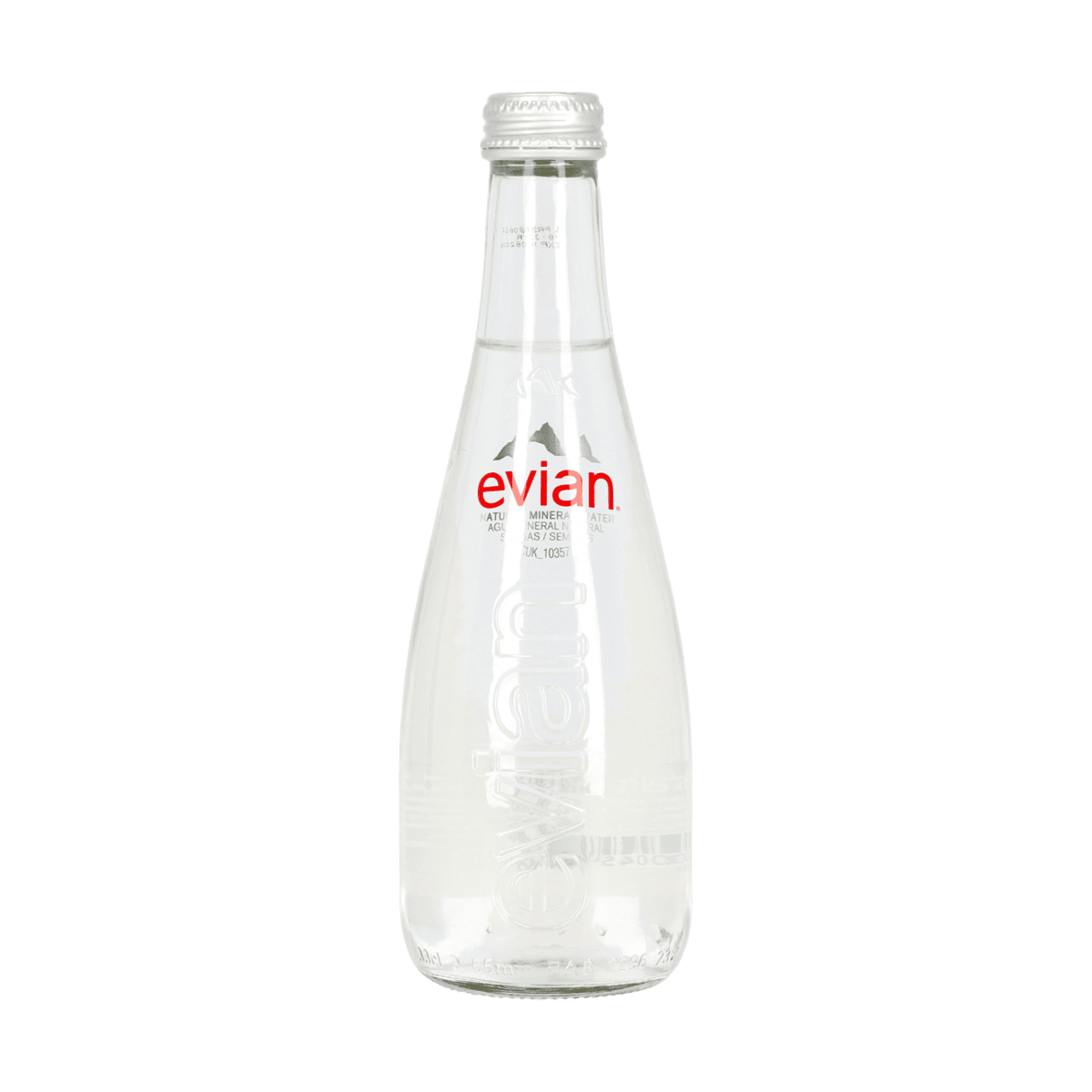 Agua Mineral Evian de Vidrio 330ml Agua Mineral Evian de Vidrio 330ml