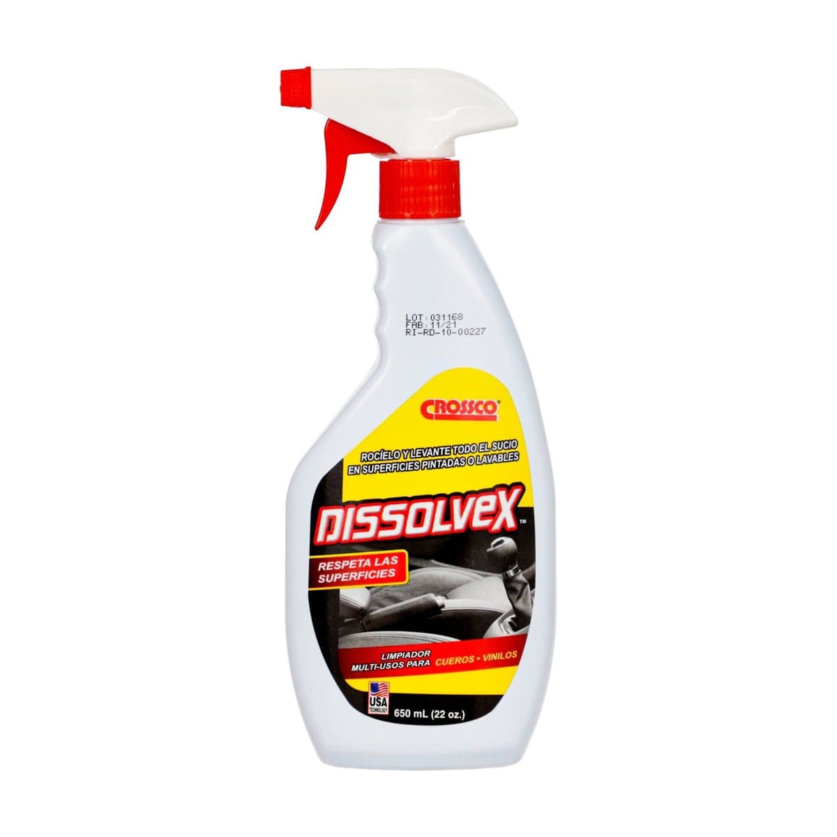 Limpiador Multiusos Crossco Para Cuero y Vinillos R/DL24531 22 Oz Limpiador Multiusos Crossco Para Cuero y Vinillos R/DL24531 22 Oz