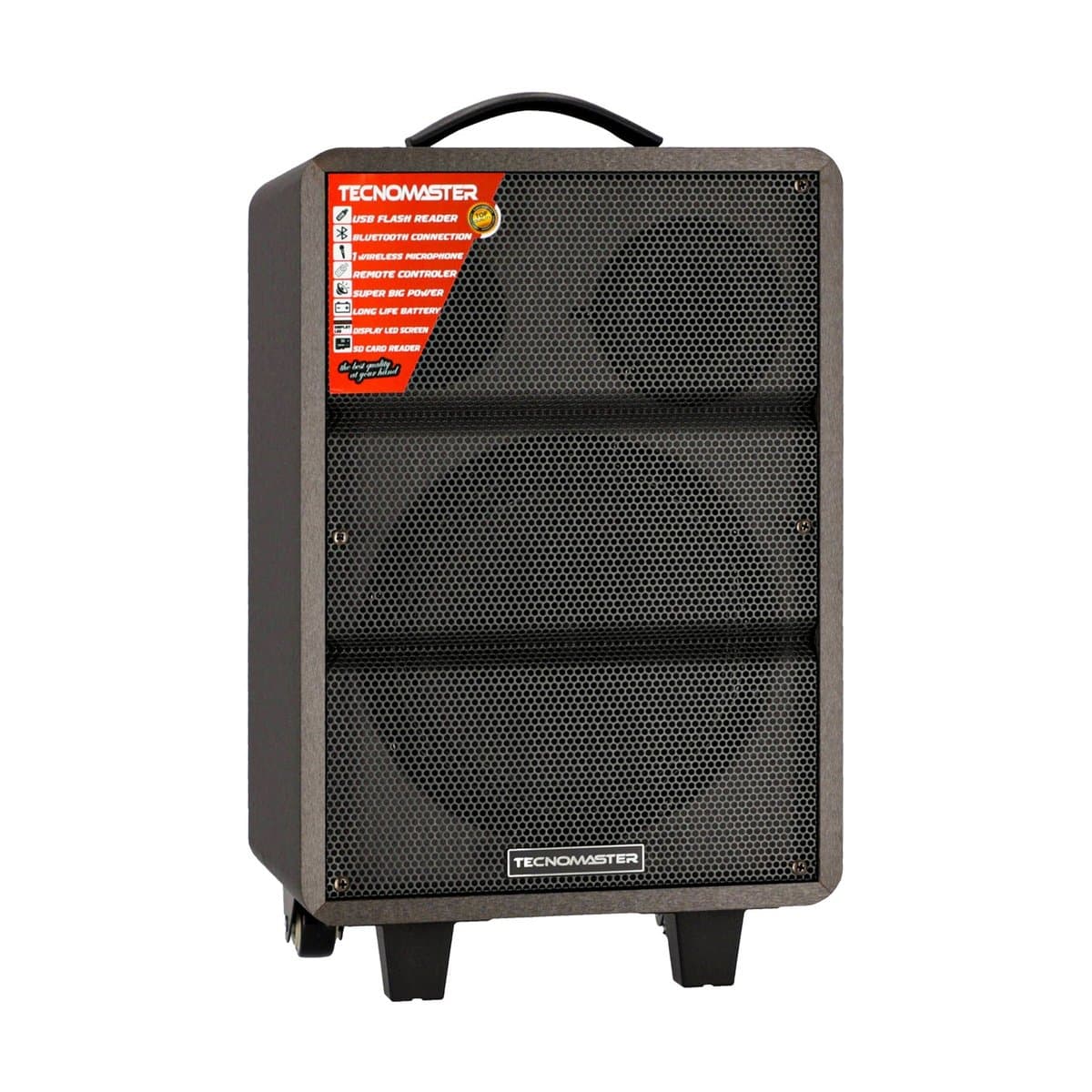 Bocina Portátil Tecnomaster M/M/WS-J08A Bluetooth USB Bocina Portátil Tecnomaster M/M/WS-J08A Bluetooth USB