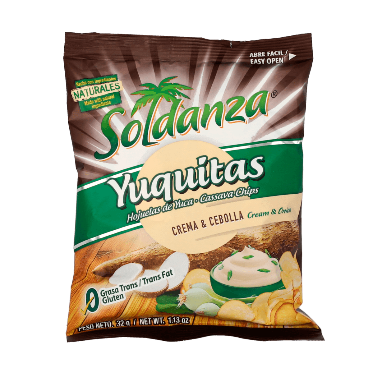 Soldanza Yuquitas Crem Y Ceb 112 Oz X36 Soldanza Yuquitas Crem Y Ceb 112 Oz X36