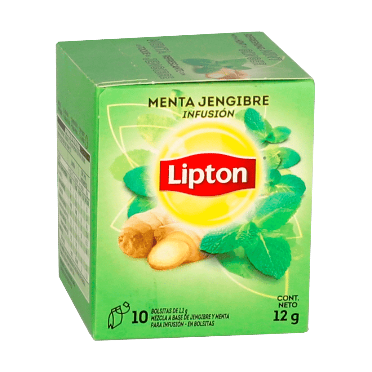 Infusión Lipton Menta Y Jengibre 10 Bolsitas Infusión Lipton Menta Y Jengibre 10 Bolsitas