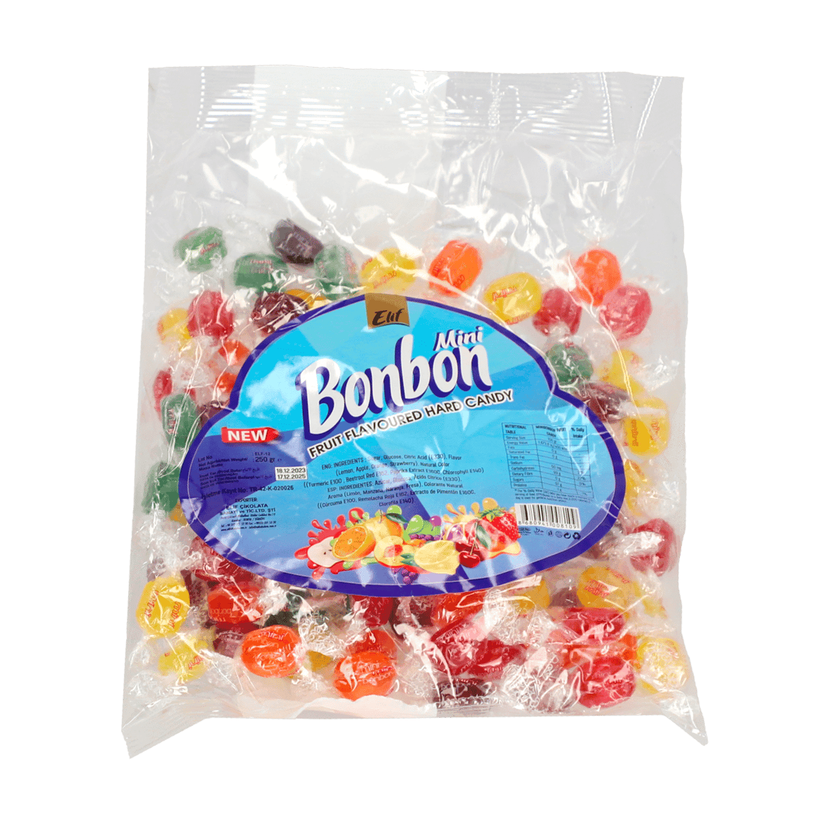 Caramelos Mini Bonbon Elif 250Gr Caramelos Mini Bonbon Elif 250Gr