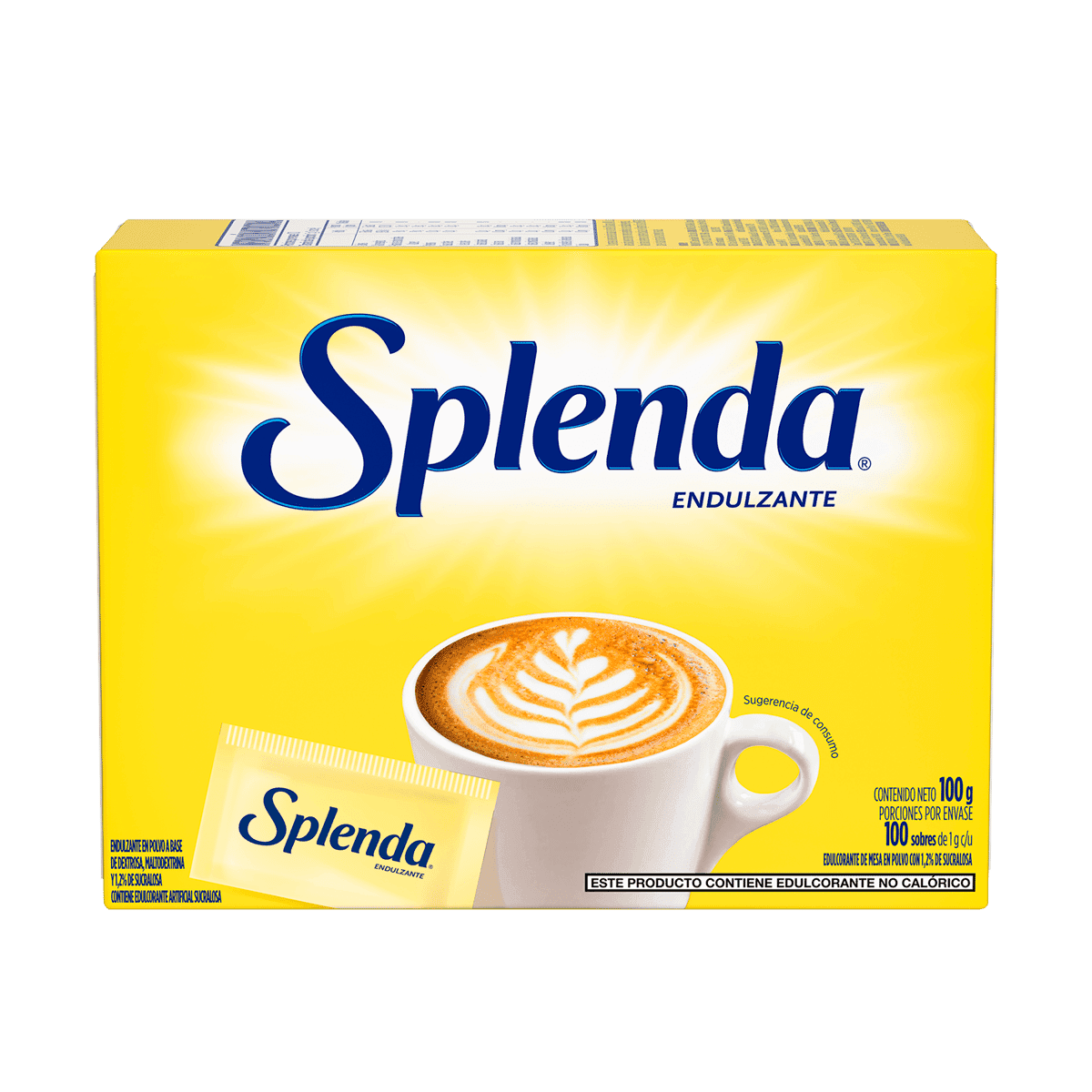 Endulzante Splenda 100 Sobres Endulzante Splenda 100 Sobres