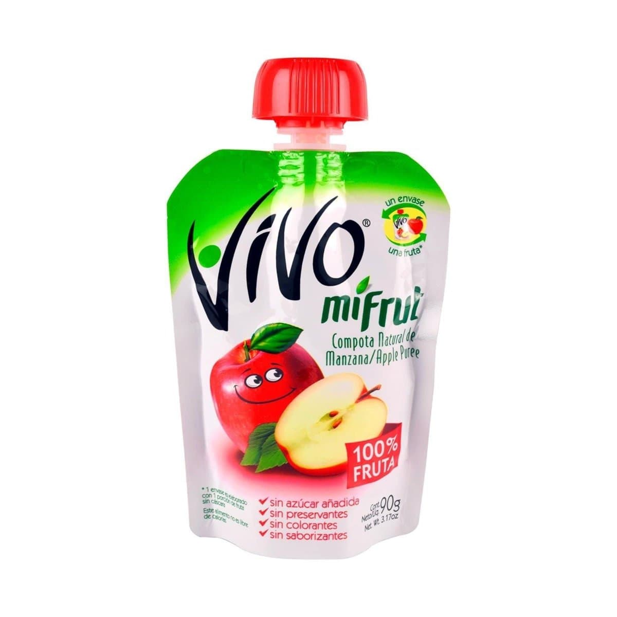 Compota De Manzana Vivo 90 g Compota De Manzana Vivo 90 g