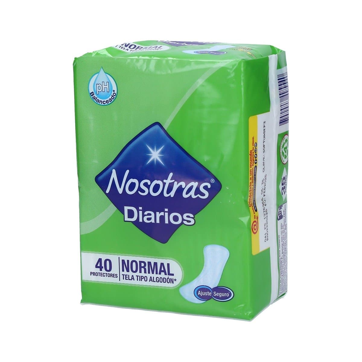 Toallas Íntimas Nosotras Protectores Diarios Normal 40 uds Toallas Íntimas Nosotras Protectores Diarios Normal 40 uds