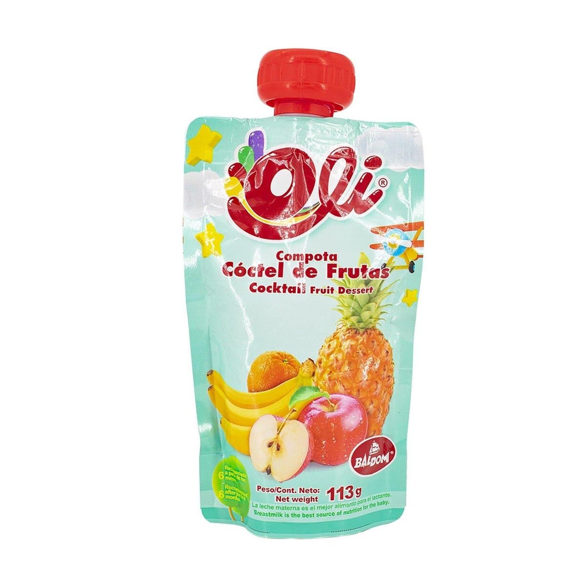 Compota Oli Coctel De Frutas 113 g Compota Oli Coctel De Frutas 113 g