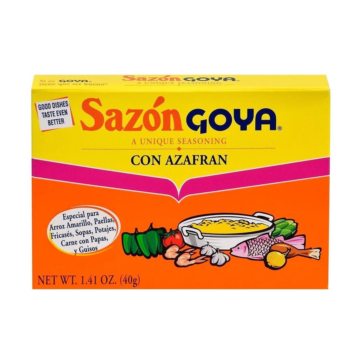 Sazón Con Azafrán Goya 40 g Sazón Con Azafrán Goya 40 g