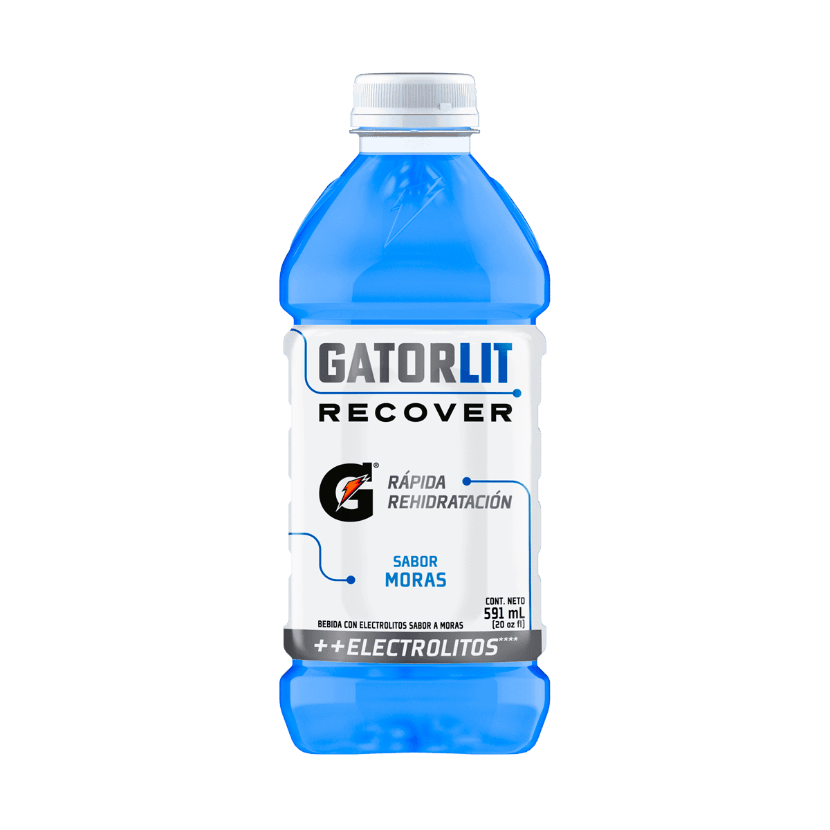 Bebida Hidratante GATORLIT Sabor A Moras 20 oz Bebida Hidratante GATORLIT Sabor A Moras 20 oz