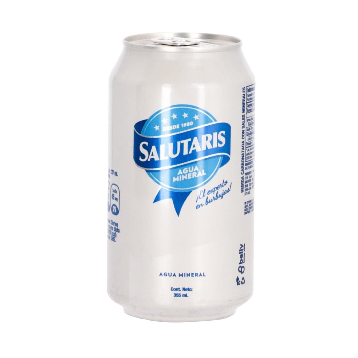 Agua Mineral Salutaris Lata 355ml Agua Mineral Salutaris Lata 355ml