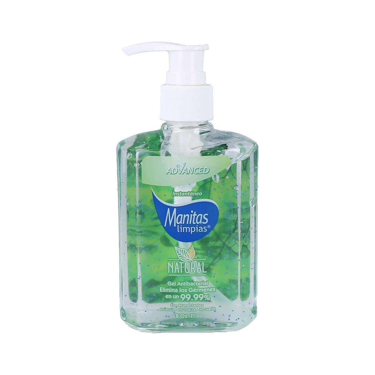 Gel Antibacterial Natural Manitas Limpias 8 Oz Gel Antibacterial Natural Manitas Limpias 8 Oz