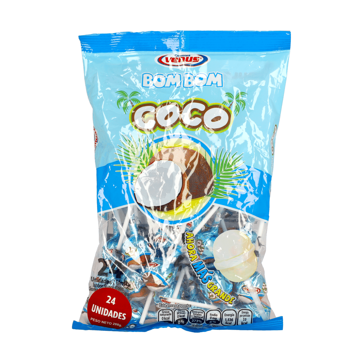 Bolones Sabor A Coco 24 Units 288 g Bolones Sabor A Coco 24 Units 288 g