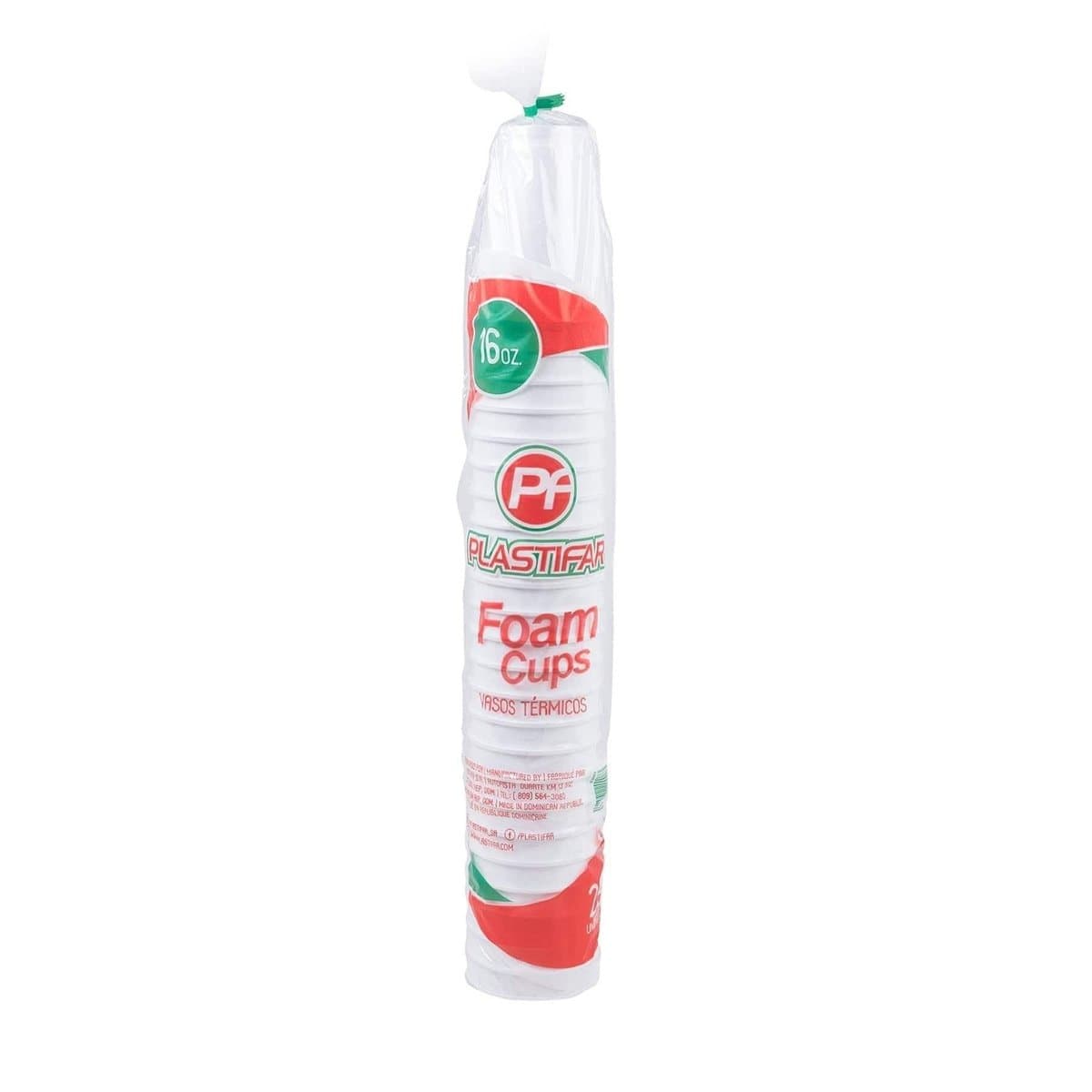 Vaso Foam Plastifar 16 Oz 25 uds Vaso Foam Plastifar 16 Oz 25 uds
