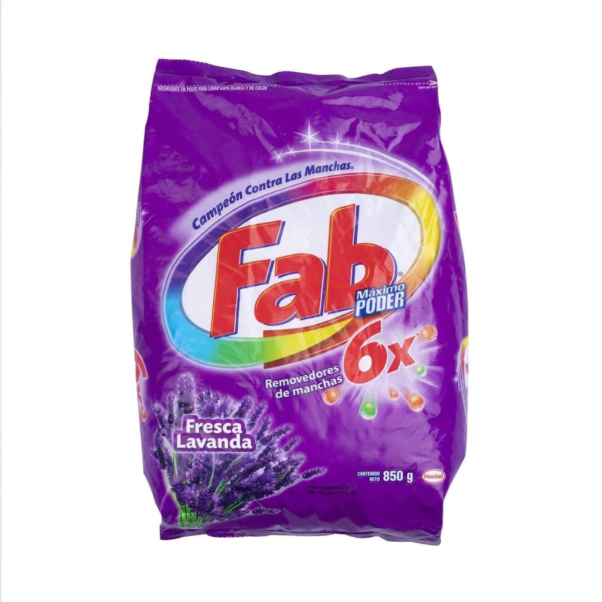 Detergente En Polvo Fab Removedores De Manchas 850g Detergente En Polvo Fab Removedores De Manchas 850g