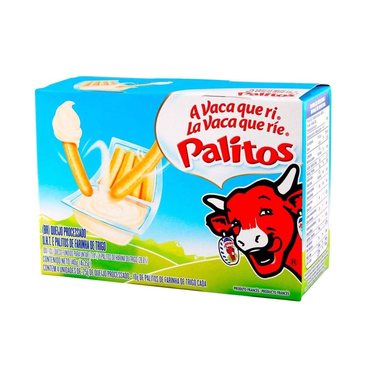 Palitos De Harina Con Crema La Vaquita Que Ríe 140 g Palitos De Harina Con Crema La Vaquita Que Ríe 140 g