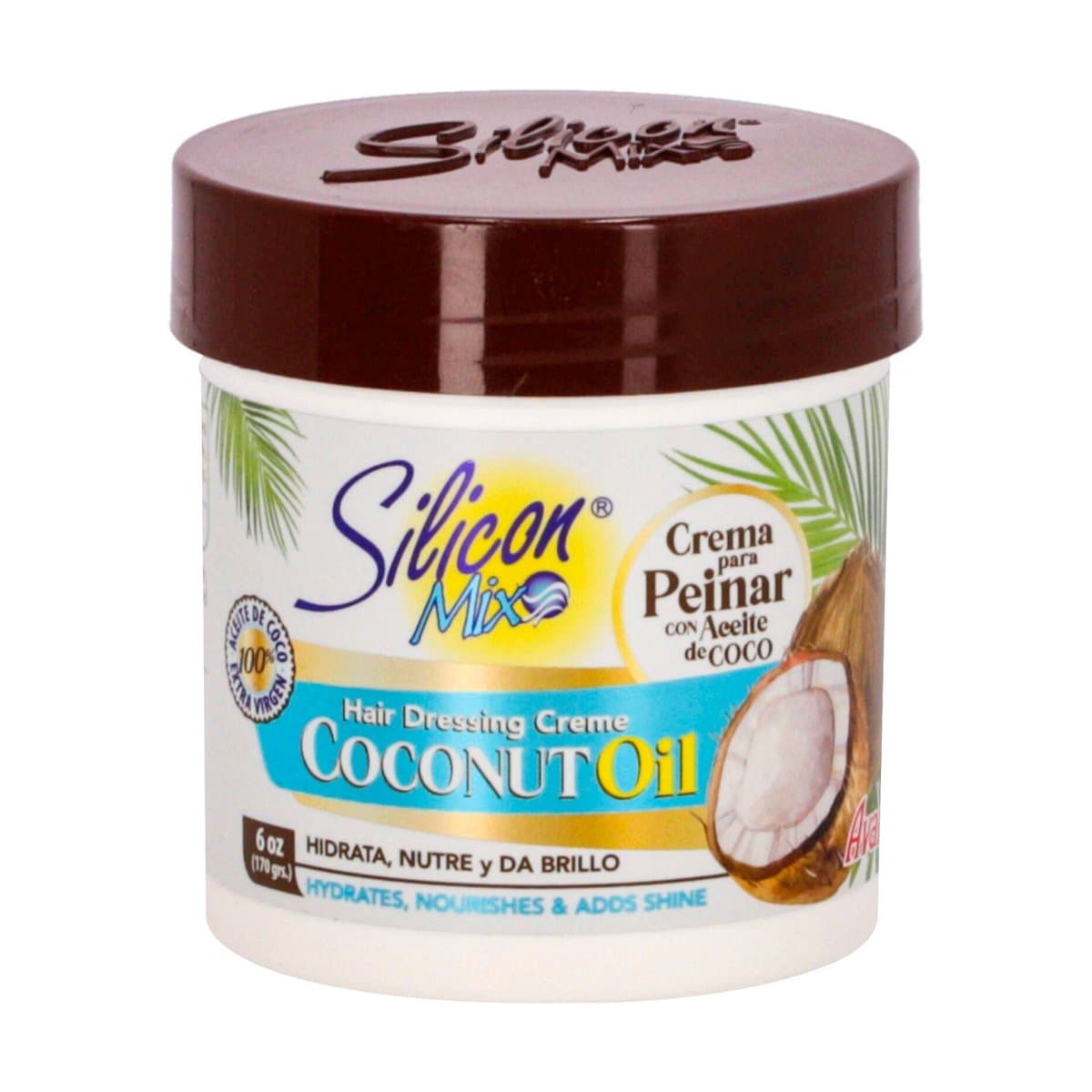 Crema Para Peinar Silicon Mix Con Aceite De Coco 6 Oz Crema Para Peinar Silicon Mix Con Aceite De Coco 6 Oz