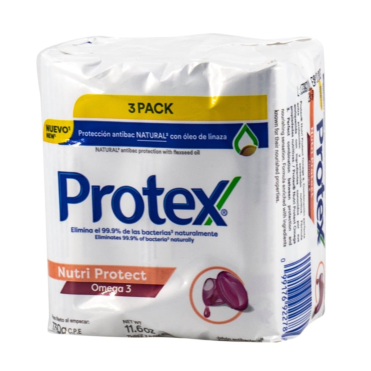Jabón En Barra Protex Omega 3 3 Pack 110 g Jabón En Barra Protex Omega 3 3 Pack 110 g