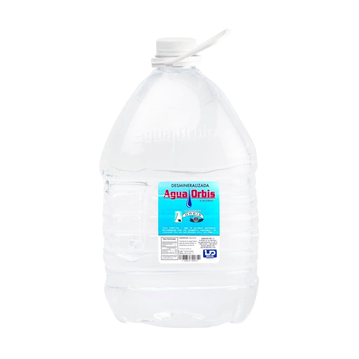 Agua Orbis para Bebés Desmineralizada 3.78 Lt Agua Orbis para Bebés Desmineralizada 3.78 Lt