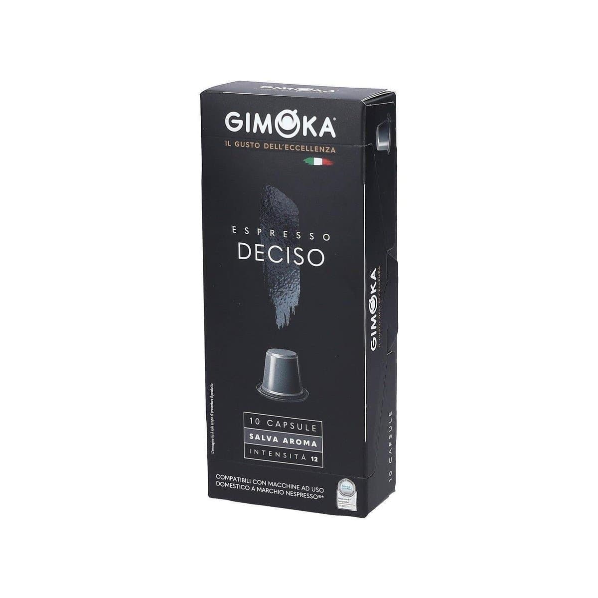 Café Espresso Gimoka Deciso 10 Capsulas Café Espresso Gimoka Deciso 10 Capsulas