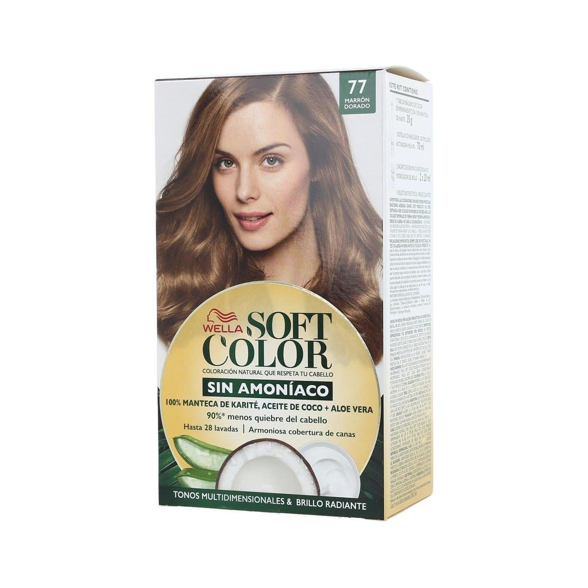 Tinte Soft Color Sin Amoniaco Marrón Dorado 77 Tinte Soft Color Sin Amoniaco Marrón Dorado 77